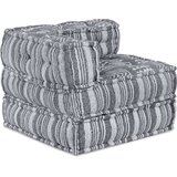  Modularni Pouf Sofa za 4 Osobe Pretvorni Svijetlosiva Tkanina | shoptok.hr