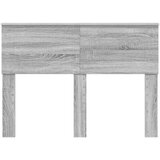  Uzglavlje s uzglavljem Siva Sonoma 120 cm Konstruirano drvo | shoptok.hr