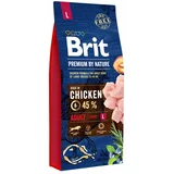 Brit Premium By Nature Adult Large piletina, 15 kg
