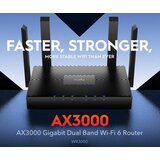 Cudy WR3000 AX3000 WIFI6 Dual Band 2.4+5Ghz Wi-Fi Ruter 1W/4LAN Gbit,4x5dBi 160MHz, Wisp/AP/REP | ePonuda.com