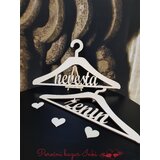  Poročni obešalnik komplet ŽENIN IN NEVESTA OBEKOM 03 | Shoptok.si