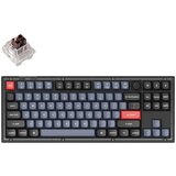 KEYCHRON V3 QMK Mehanska tipkovnica po meri / Frosted Black / K Pro Brown / V3-C3, (22108203) u