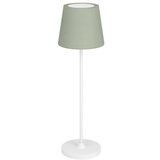 Eglo 75936 - LED stona lampa LEONERO, prigušiva, punjiva, LED/3,8W/5V 2000 mAh, bela/zelena | Eponuda.com