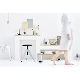 Brabantia Koš za smeti s pedalom 3 L s plastičnim vložkom - mat jeklo odporno na prstne odtise | Shoptok.si