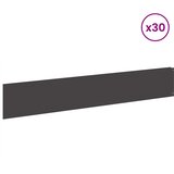  Ograda oko Travnjaka 30 kom. 100 x 18 cm Čelik Crna | shoptok.hr
