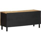 TV ormarić crni 105x33 5x46 cm Puno grubo drvo Mango | shoptok.hr