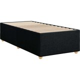 vidaXL Krevet s oprugama i madracem crni 100 x 200 cm od tkanine | shoptok.hr
