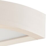  Zidna svetiljka NATURAL 1xE27/60W/230V borovina/krem | Eponuda.com
