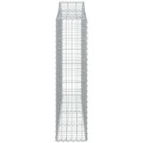  Lučne gabionske košare 13kom 200x30x120/140cm pocinčano željezo | shoptok.hr
