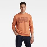 G-star Sweatshirt - Originals logo sw orange | Shoptok.si
