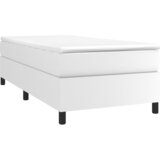  Okvir za krevet s oprugom bijela 90x190 cm od umjetne kože | Eponuda.com
