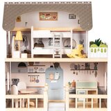 ECO TOYS Drvena kućica za lutke Laura s namje&amp;scaron;tajem Slike