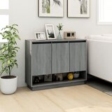 Komoda siva boja hrasta 97 x 31 x 75 cm od konstruiranog drva | shoptok.hr