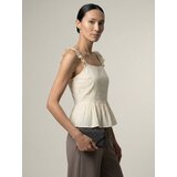 Sinsay Bluza na naramenice s volanima s viskozom | shoptok.hr