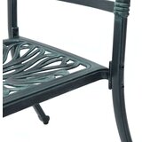  Vrtne stolice 2 kom zelene od lijevanog aluminija | shoptok.hr