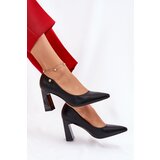 VINCEZA Elegant Heels On Block Heel | Shoptok.si