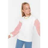 Trendyol Ecru Fleece Inside Girl Knitted Thick Sweatshirt cene