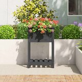  Sadilica s policom siva 54 x 34,5 x 81 cm od masivne borovine | shoptok.hr