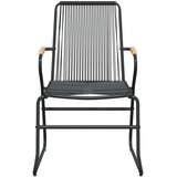  3-dijelni vrtni blagovaonski set od PVC ratana crni | shoptok.hr
