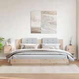 Maison Chic Stenska omarica - Zidna omarica 2 kosa 31,5x30x30 cm trdna borovina iu783, (22063503) | Shoptok.si