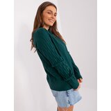 Wool Fashion Italia Sweater-AT-SW-2326.37X-dark green | Shoptok.si