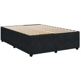 vidaXL Krevet s oprugama i madracem crni 140 x 190 cm baršunasti | shoptok.hr