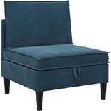  Komplet pohištva za dnevno sobo z blazino 5 pcs Modra Žamet, (5000272727) | Shoptok.si