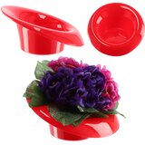 KADAX Pokrov za cvetlični lonček za aranžmaje, kompozicije, okrasna podlaga, ikebana, rdeča 9 cm, (5000346449) u