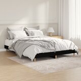 vidaXL Okvir za krevet crni 140x190 cm konstruirano drvo Cijene