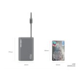 Max Mobile POWER BANK T205ALP 20000mAh 45W PD, 2xType-C+Lightning,Sivi | shoptok.hr