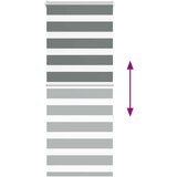 vidaXL zebra senčilo temno sivo 60x150 cm tkanina širina 55,9 cm | Shoptok.si
