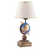 Opviq stona lampa world white blue