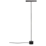 Črna stoječa svetilka (višina 121 cm) Lynor –