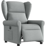 vidaXL Električni naslanjač svetlo sivo blago, (21824752) | Shoptok.si