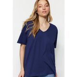 Trendyol T-Shirt - Navy blue - Boyfriend | Shoptok.si