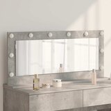  Ogledalo za Toalet Pravokutni Betonski sivi 100 x 45 x 18 cm | shoptok.hr