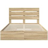  s od storage Sonoma hrast 160 x 200 cm Konstruirano drvo | shoptok.hr