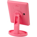 Cosmetic Mirror 16 LED Diodes With Stand Adjustable Pink | Shoptok.si
