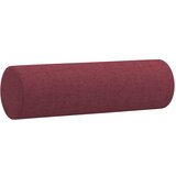  Dvosjed s ukrasnim jastucima boja vina 120 cm od tkanine | shoptok.hr