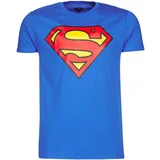 Yurban Majice s kratkimi rokavi SUPERMAN LOGO CLASSIC Modra