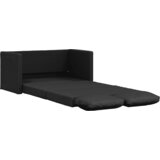 Maison Chic Talni Raztegljiv kavč - Raztegljivi divan 2 v 1 črn 112x174x55 cm umetno usnje, (21729269) Cene