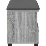  Haldna klop z blazino s predalom Siva Sonoma 80 x 38 x 46 cm, (5000155707) | Shoptok.si