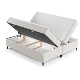Maison de Rêve Kremno bela boxspring postelja s prostorom za shranjevanje 140x200 cm Araya – | Shoptok.si