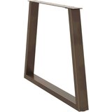  Noge blagovaonskog stola V-oblika 3 kom Prirodni čelik | shoptok.hr