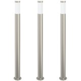  Stupić za zidne lampe 3 kom 110 cm od nehrđajućeg čelika IP44 | shoptok.hr