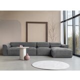Miuform siva kotna sedežna garnitura (desni kot) flex felix | Shoptok.si