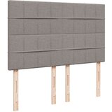  Krevet s oprugama i madracem smeđesivi 140 x 190 cm od tkanine | shoptok.hr