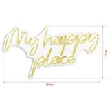WALLXPERT dekorativna led rasveta 'my happy place' - žuta | ePonuda.com