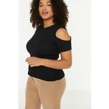 Trendyol Curve Black Cutout Detailed Knitted Blouse | ePonuda.com