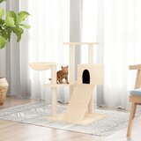 vidaXL Penjalica za mačke sa stupovima za grebanje krem 82 cm cijene